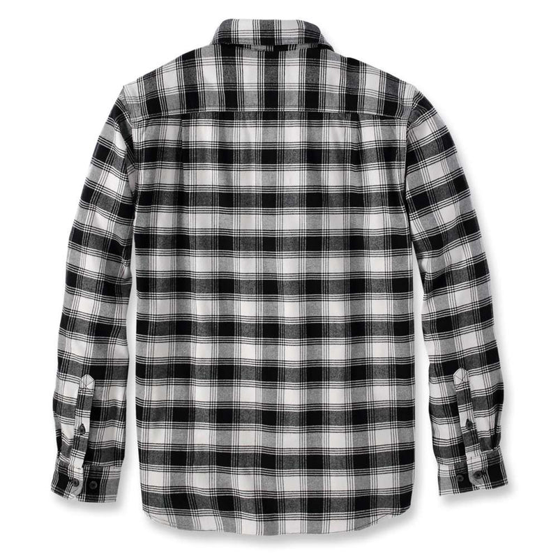 Carhartt 105945 Rugged Flex Relaxed Fit Midweight Flannel Long-Sleeve Plaid Shirt - Apparel & Accessories > Clothing > Clothing Tops > Shirts SHIRTS