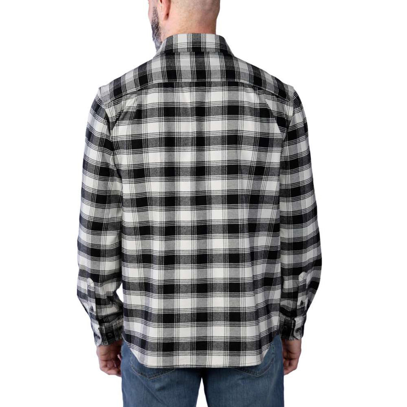 Carhartt 105945 Rugged Flex Relaxed Fit Midweight Flannel Long-Sleeve Plaid Shirt - Apparel & Accessories > Clothing > Clothing Tops > Shirts SHIRTS