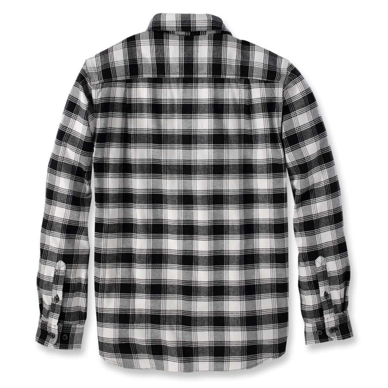 Carhartt 105945 Rugged Flex Relaxed Fit Midweight Flannel Long-Sleeve Plaid Shirt - Apparel & Accessories > Clothing > Clothing Tops > Shirts SHIRTS