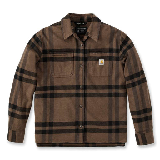 Carhartt 105989 Women's Rugged Flex Loose Fit Midweight Flannel Long-Sleeve Plaid Shirt - Apparel & Accessories > Clothing > Clothing Tops > Shirts WOMENS OUTERWEAR