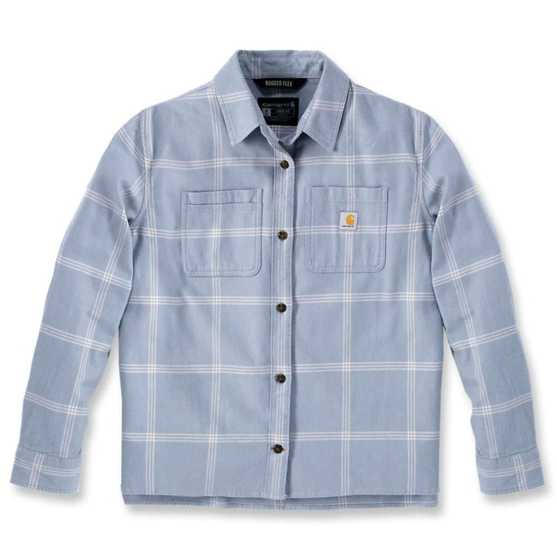 Carhartt 105989 Women's Rugged Flex Loose Fit Midweight Flannel Long-Sleeve Plaid Shirt - Apparel & Accessories > Clothing > Clothing Tops > Shirts WOMENS OUTERWEAR