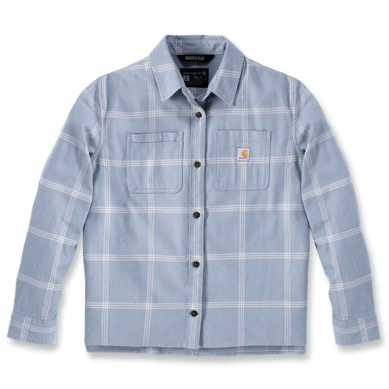 Carhartt 105989 Women's Rugged Flex Loose Fit Midweight Flannel Long-Sleeve Plaid Shirt - Apparel & Accessories > Clothing > Clothing Tops > Shirts WOMENS OUTERWEAR