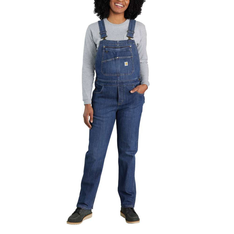Carhartt 106002 Women's Rugged Flex Relaxed Fit Denim Bib Overall - Apparel & Accessories > Clothing > Uniforms & Workwear > Contractor Pants & Coveralls WOMENS TROUSERS