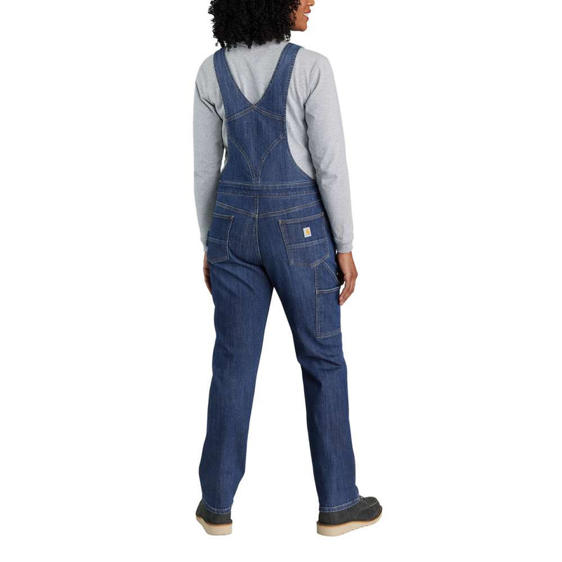 Carhartt 106002 Women's Rugged Flex Relaxed Fit Denim Bib Overall - Apparel & Accessories > Clothing > Uniforms & Workwear > Contractor Pants & Coveralls WOMENS TROUSERS