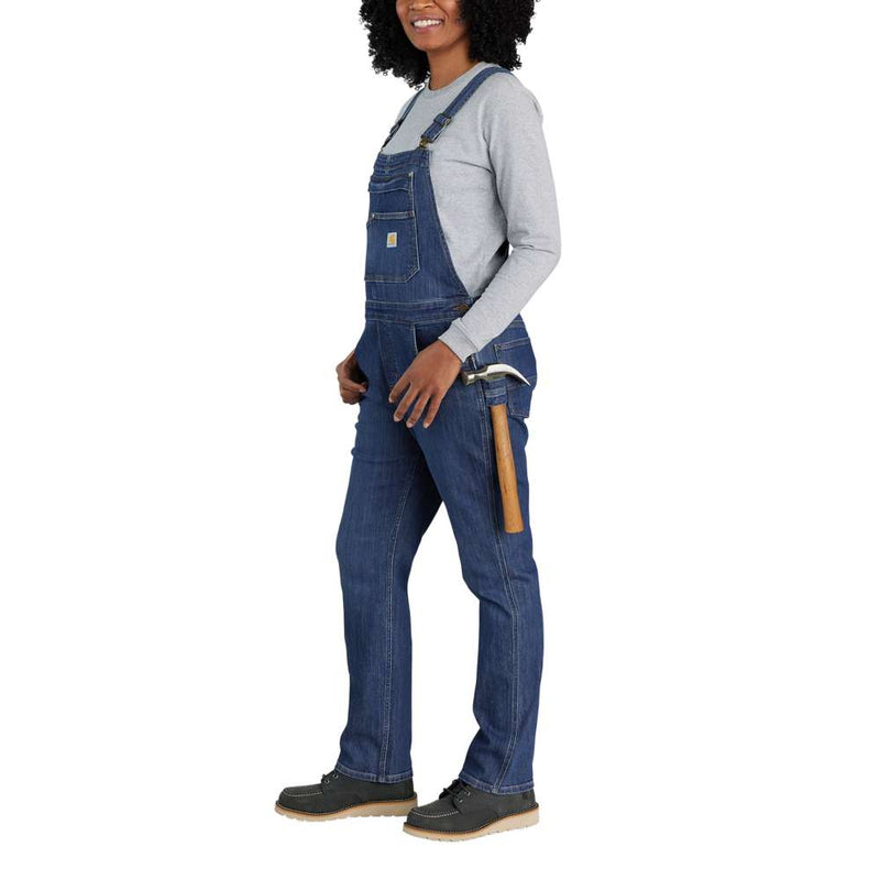 Carhartt 106002 Women's Rugged Flex Relaxed Fit Denim Bib Overall - Apparel & Accessories > Clothing > Uniforms & Workwear > Contractor Pants & Coveralls WOMENS TROUSERS