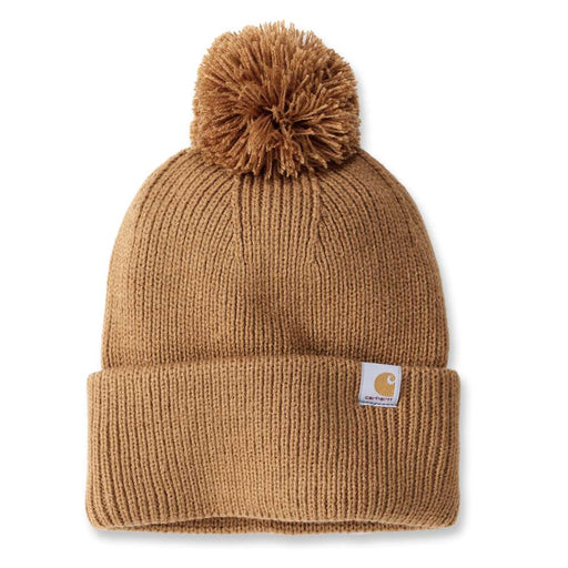 Carhartt 106003 Women's Knit Pom-Pom Cuffed Beanie - Apparel & Accessories > Clothing Accessories > Hats > Beanies HEADWEAR