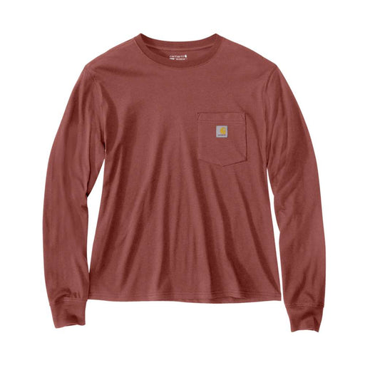 Carhartt 106121 Women's Relaxed Fit Lightweight Long-Sleeve Pocket T-Shirt - Apparel & Accessories > Clothing > Clothing Tops > T-Shirts WOMENS T-SHIRTS