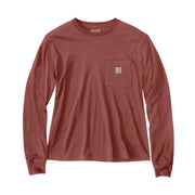 Carhartt 106121 Women's Relaxed Fit Lightweight Long-Sleeve Pocket T-Shirt - Apparel & Accessories > Clothing > Clothing Tops > T-Shirts WOMENS T-SHIRTS