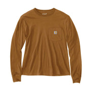 Carhartt 106121 Women's Relaxed Fit Lightweight Long-Sleeve Pocket T-Shirt - Apparel & Accessories > Clothing > Clothing Tops > T-Shirts WOMENS T-SHIRTS