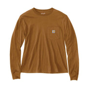Carhartt 106121 Women's Relaxed Fit Lightweight Long-Sleeve Pocket T-Shirt - Apparel & Accessories > Clothing > Clothing Tops > T-Shirts WOMENS T-SHIRTS