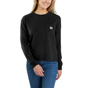 Carhartt 106121 Women's Relaxed Fit Lightweight Long-Sleeve Pocket T-Shirt - Apparel & Accessories > Clothing > Clothing Tops > T-Shirts WOMENS T-SHIRTS