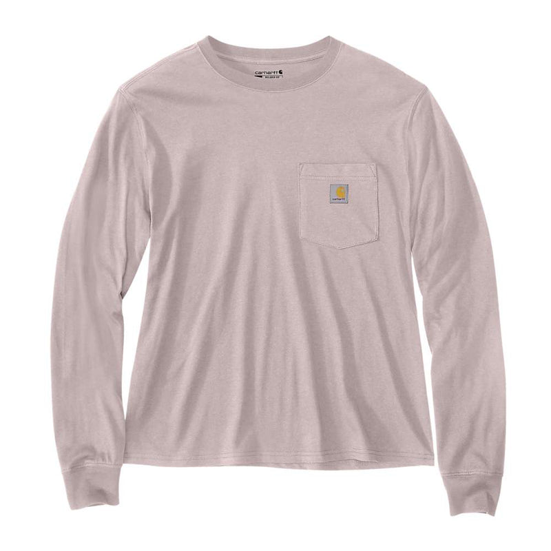Carhartt 106121 Women's Relaxed Fit Lightweight Long-Sleeve Pocket T-Shirt - Apparel & Accessories > Clothing > Clothing Tops > T-Shirts WOMENS T-SHIRTS