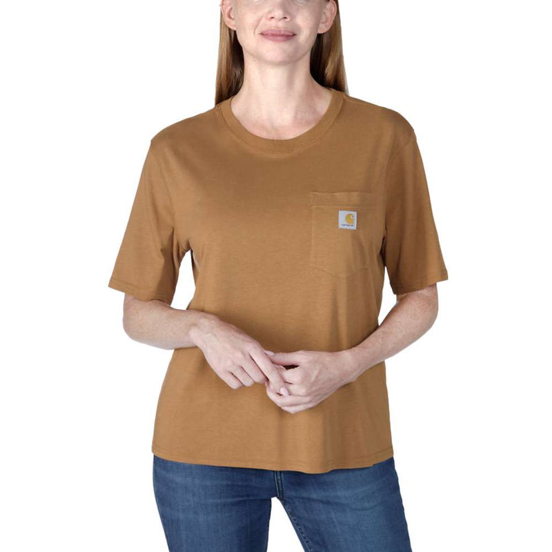 Carhartt 106122 Women's Loose Fit Lightweight Short-Sleeve Crewneck T-Shirt - Apparel & Accessories > Clothing > Clothing Tops > T-Shirts WOMENS T-SHIRTS