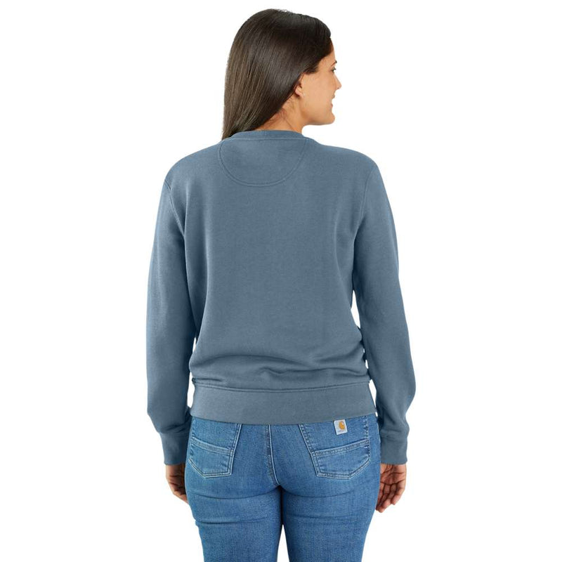 Carhartt 106179 Women's Relaxed Fit Midweight French Terry Crewneck Sweatshirt - Apparel & Accessories > Clothing > Clothing Tops > Sweatshirts WOMENS SWEATSHIRTS