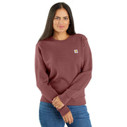 Carhartt 106179 Women's Relaxed Fit Midweight French Terry Crewneck Sweatshirt - Apparel & Accessories > Clothing > Clothing Tops > Sweatshirts WOMENS SWEATSHIRTS