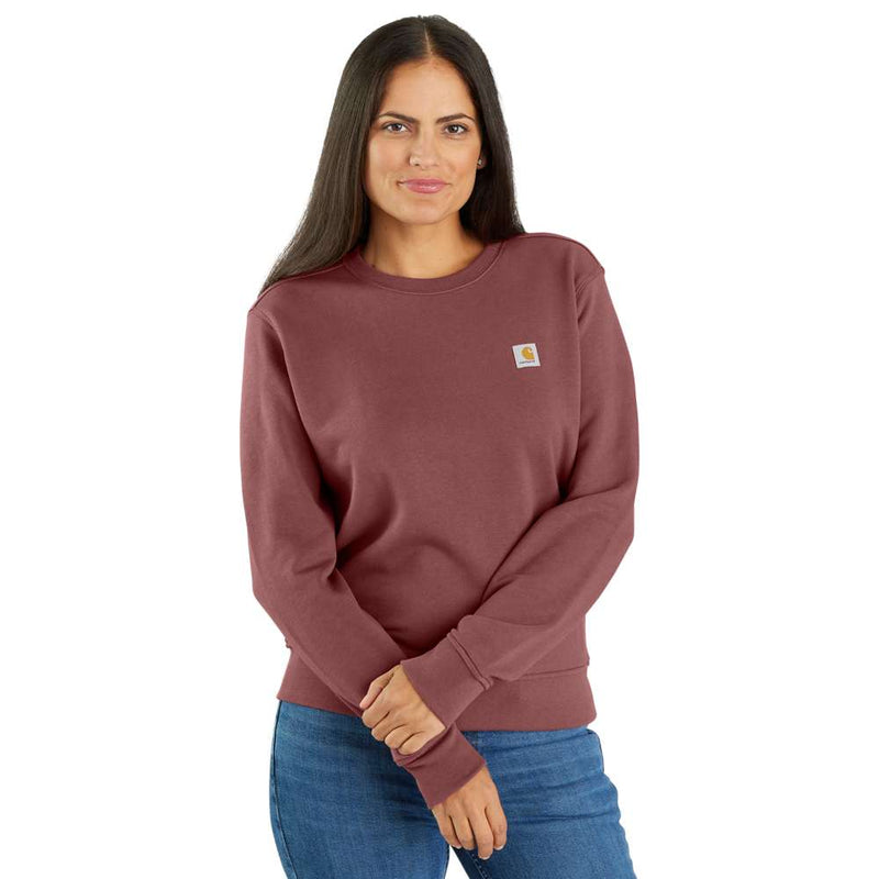 Carhartt 106179 Women's Relaxed Fit Midweight French Terry Crewneck Sweatshirt - Apparel & Accessories > Clothing > Clothing Tops > Sweatshirts WOMENS SWEATSHIRTS