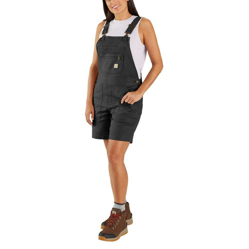 Carhartt 106197 Women's Rugged Flex Relaxed Fit Canvas Shortall - Business & Industrial > Work Safety Protective Gear > Protective Aprons WOMENS OUTERWEAR