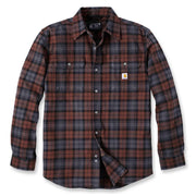 Carhartt 106356 Loose Fit Heavyweight Flannel Long-Sleeve Plaid Shirt - Apparel & Accessories > Clothing > Clothing Tops > Shirts SHIRTS