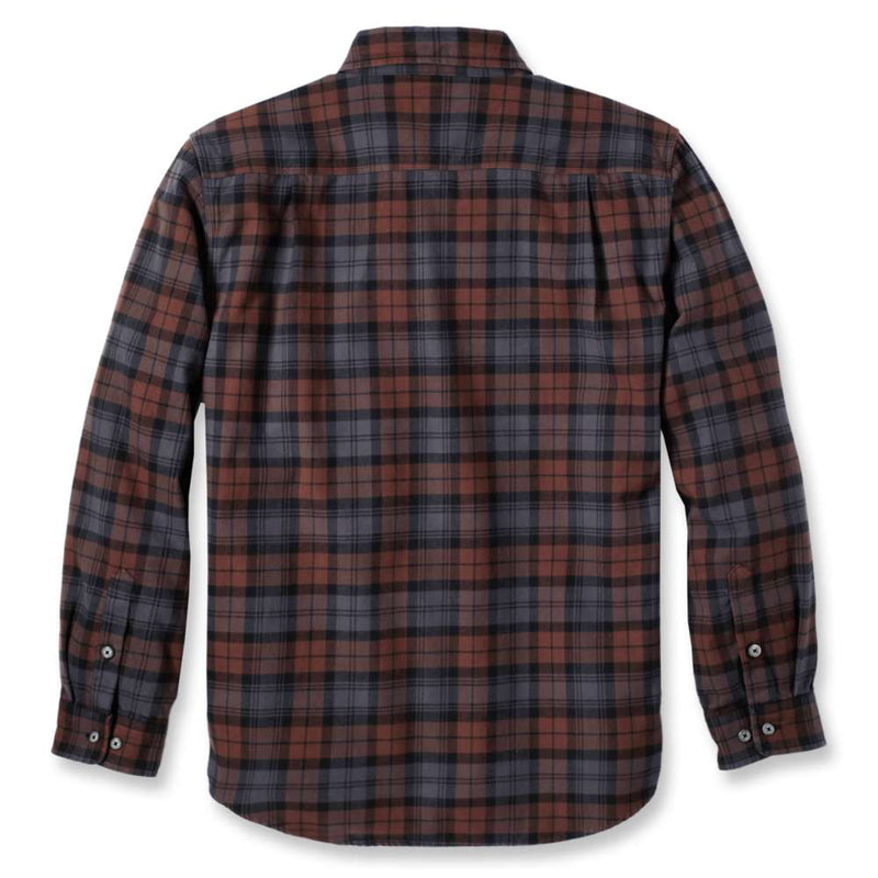 Carhartt 106356 Loose Fit Heavyweight Flannel Long-Sleeve Plaid Shirt - Apparel & Accessories > Clothing > Clothing Tops > Shirts SHIRTS