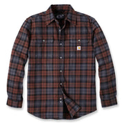 Carhartt 106356 Loose Fit Heavyweight Flannel Long-Sleeve Plaid Shirt - Apparel & Accessories > Clothing > Clothing Tops > Shirts SHIRTS
