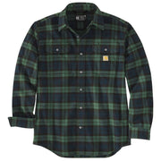 Carhartt 106356 Loose Fit Heavyweight Flannel Long-Sleeve Plaid Shirt - Apparel & Accessories > Clothing > Clothing Tops > Shirts SHIRTS