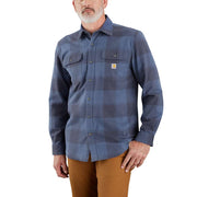 Carhartt 106356 Loose Fit Heavyweight Flannel Long-Sleeve Plaid Shirt - Apparel & Accessories > Clothing > Clothing Tops > Shirts SHIRTS
