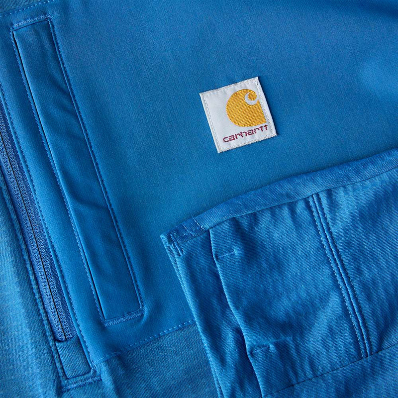 Carhartt 106423 Force Relaxed Fit Mock Neck Half-Zip T-Shirt - Apparel & Accessories > Clothing > Activewear > Activewear Sweatshirts & Hoodies > Sweatshirts SWEATSHIRTS