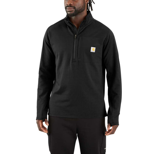 Carhartt 106423 Force Relaxed Fit Mock Neck Half-Zip T-Shirt - Apparel & Accessories > Clothing > Activewear > Activewear Sweatshirts & Hoodies > Sweatshirts SWEATSHIRTS