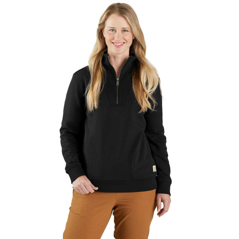 Carhartt 106451 Relaxed Fit Midweight Half-Zip Sweatshirt - Apparel & Accessories > Clothing > Clothing Tops > Sweatshirts WOMENS SWEATSHIRTS