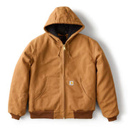Carhartt 106673 J140 Loose Fit Firm Duck Insulated Flannel-Lined Active Jac - Apparel & Accessories > Clothing > Outerwear > Coats & Jackets JACKETS & COATS