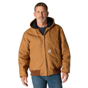 Carhartt 106673 J140 Loose Fit Firm Duck Insulated Flannel-Lined Active Jac - Apparel & Accessories > Clothing > Outerwear > Coats & Jackets JACKETS & COATS