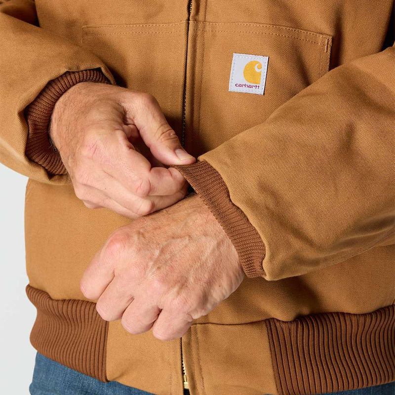 Carhartt 106673 J140 Loose Fit Firm Duck Insulated Flannel-Lined Active Jac - Apparel & Accessories > Clothing > Outerwear > Coats & Jackets JACKETS & COATS