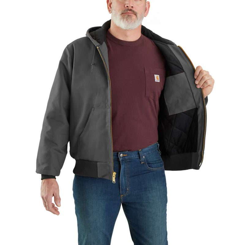 Carhartt 106673 J140 Loose Fit Firm Duck Insulated Flannel-Lined Active Jac - Apparel & Accessories > Clothing > Outerwear > Coats & Jackets JACKETS & COATS