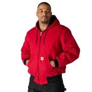 Carhartt 106673 J140 Loose Fit Firm Duck Insulated Flannel-Lined Active Jac - Apparel & Accessories > Clothing > Outerwear > Coats & Jackets JACKETS & COATS
