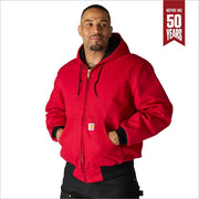 Carhartt 106673 J140 Loose Fit Firm Duck Insulated Flannel-Lined Active Jac - Apparel & Accessories > Clothing > Outerwear > Coats & Jackets JACKETS & COATS