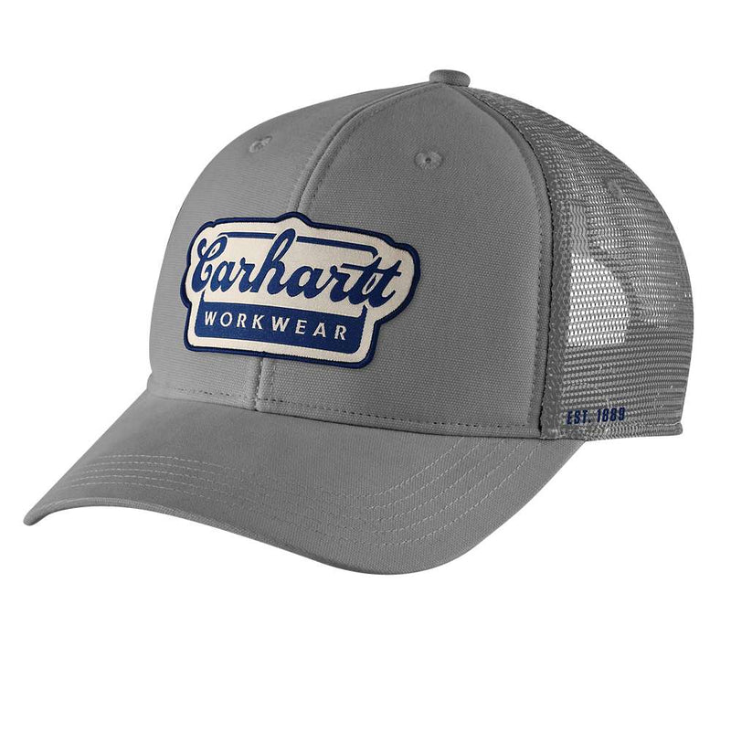 Carhartt 106738 Rugged Flex Twill Mesh-Back Script Patch Cap - Apparel & Accessories > Clothing Accessories > Hats > Baseball Caps HEADWEAR