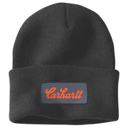 Carhartt 107007 Knit Cuffed Script Patch Beanie - Apparel & Accessories > Clothing Accessories > Hats > Beanies HEADWEAR