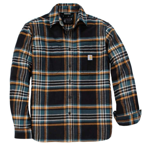 Carhartt 107010 Rugged Flex™ Relaxed Fit Midweight Flannel Long-Sleeve Plaid Shirt - Apparel & Accessories > Clothing > Clothing Tops > Shirts SHIRTS