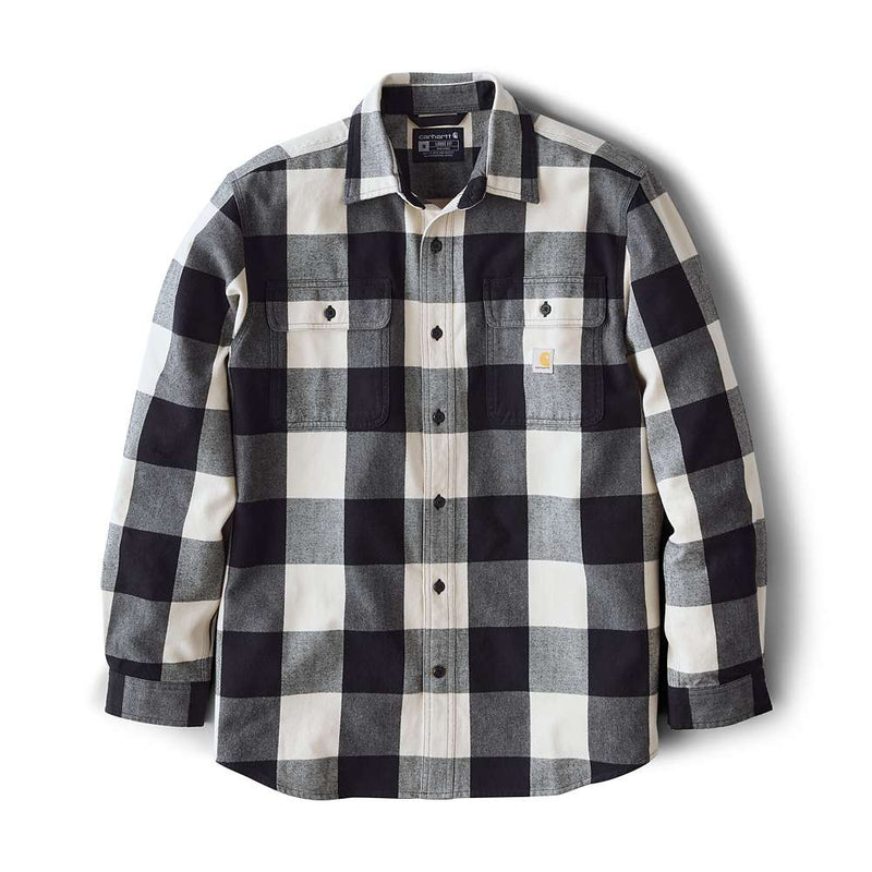 Carhartt 107013 Loose Fit Heavyweight Flannel Long-Sleeve Plaid Shirt - Apparel & Accessories > Clothing > Clothing Tops > Shirts SHIRTS