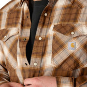 Carhartt 107016 Montana Rugged Flex Long Sleeve Snap Front Plaid Shrt - Apparel & Accessories > Clothing > Clothing Tops > Shirts SHIRTS