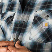 Carhartt 107016 Montana Rugged Flex Long Sleeve Snap Front Plaid Shrt - Apparel & Accessories > Clothing > Clothing Tops > Shirts SHIRTS
