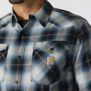 Carhartt 107016 Montana Rugged Flex Long Sleeve Snap Front Plaid Shrt - Apparel & Accessories > Clothing > Clothing Tops > Shirts SHIRTS