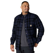 Carhartt 107017 Relaxed Fit Flannel Sherpa-Lined Shirt Jac - Apparel & Accessories > Clothing > Clothing Tops > Shirts SHIRTS