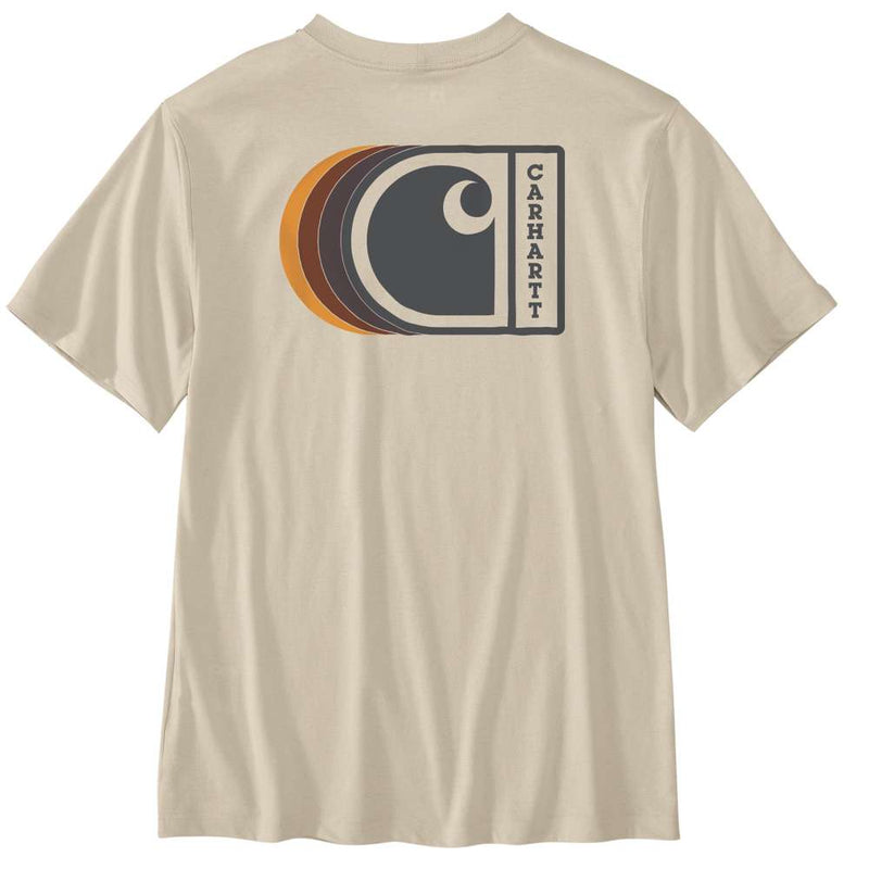 Carhartt 107048 Relaxed Fit Lightweight Short-Sleeve C Graphic T-Shirt - Apparel & Accessories > Clothing > Clothing Tops > T-Shirts T-SHIRTS