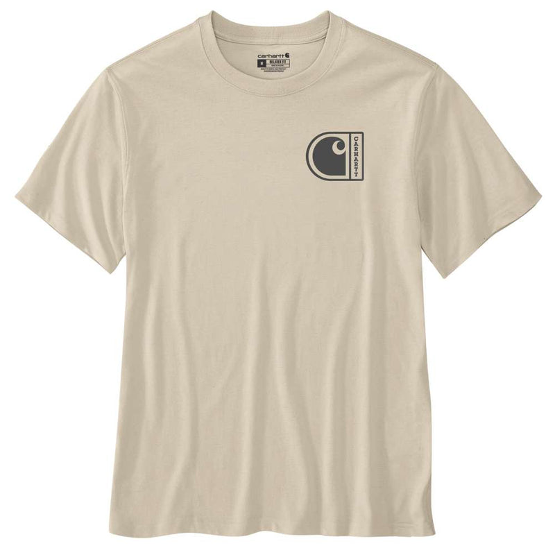 Carhartt 107048 Relaxed Fit Lightweight Short-Sleeve C Graphic T-Shirt - Apparel & Accessories > Clothing > Clothing Tops > T-Shirts T-SHIRTS