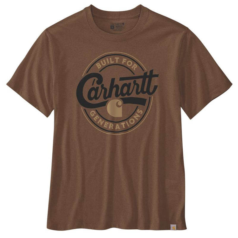 Carhartt 107049 Relaxed Fit Lightweight Short-Sleeve Script Graphic T-Shirt - Apparel & Accessories > Clothing > Clothing Tops > T-Shirts T-SHIRTS
