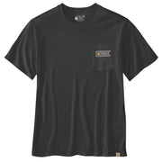 Carhartt 107063 Relaxed Fit Lightweight Short-Sleeve Pocket Script Graphic T-Shirt - Apparel & Accessories > Clothing > Clothing Tops > T-Shirts T-SHIRTS