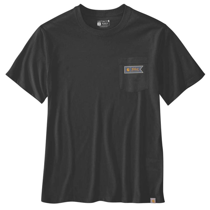 Carhartt 107063 Relaxed Fit Lightweight Short-Sleeve Pocket Script Graphic T-Shirt - Apparel & Accessories > Clothing > Clothing Tops > T-Shirts T-SHIRTS