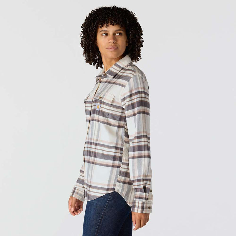 Carartt 107135 Women's TENCEL Fiber Series Relaxed Fit Long-Sleeve Flannel Shirt - Apparel & Accessories > Clothing > Clothing Tops > Shirts WOMENS OUTERWEAR