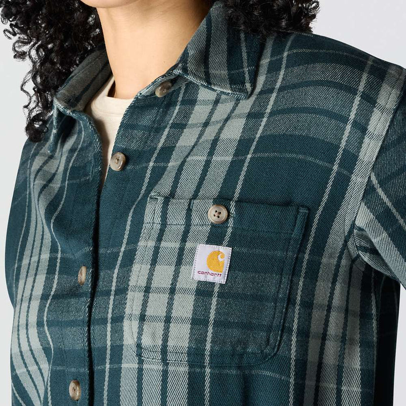 Carharrt 107136 Women's Tncl Srs LseFit Twll Plaid Shrt - Apparel & Accessories > Clothing > Clothing Tops > Shirts WOMENS OUTERWEAR